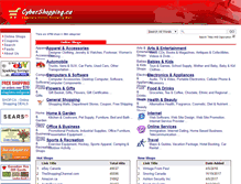Tablet Screenshot of cybershopping.ca
